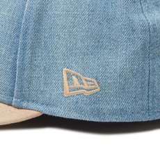 画像8: NEW ERA  LP 59FIFTY MLB Denim 2-Tone ロサンゼルス・ドジャース ウォッシュドデニム カーキスウェードバイザー (8)