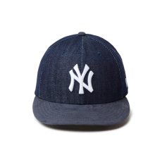 画像3: NEW ERA  LP 59FIFTY MLB Denim 2-Tone ニューヨーク・ヤンキース インディゴデニム ネイビースウェードバイザー (3)