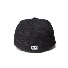 画像4: NEW ERA  59FIFTY Denim Monogram シカゴ・ホワイトソックス ブラックデニム ブラックバイザー (4)