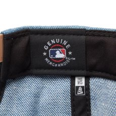 画像7: NEW ERA  9FORTY A-Frame MLB Denim 2-Tone ニューヨーク・ヤンキース ウォッシュドデニム カーキスウェードバイザー (7)