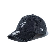 画像1: NEW ERA  9TWENTY Chemical Wash Classic Logo クラシックロゴ ブラック (1)