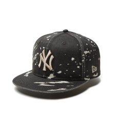 画像1: NEW ERA  9FIFTY Dripping ニューヨーク・ヤンキース ブラック (1)