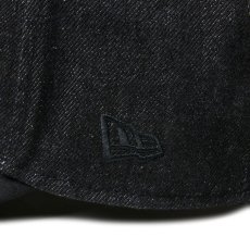 画像6: NEW ERA  9FORTY A-Frame MLB Denim 2-Tone ロサンゼルス・ドジャース ブラックデニム ブラックスウェードバイザー (6)