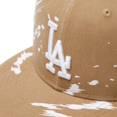 画像6: NEW ERA  9FIFTY Dripping ロサンゼルス・ドジャース カーキ (6)