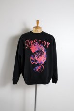 画像1: KIDILL  DESTROY PUNK SKULL PULLOVER SWEAT (1)