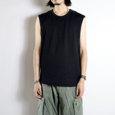 画像11: MINEDENIM  Roundneck Nosleeve Rib T-SH (11)