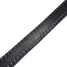 画像4: MINEDENIM  Double Studs Leather Belt (4)