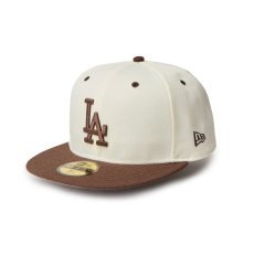 画像3: NEW ERA  59FIFTY MLB Wool Visor ロサンゼルス・ドジャース クローム ブラウンバイザー (3)