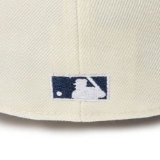 画像9: NEW ERA  59FIFTY MLB Wool Visor ニューヨーク・ヤンキース クローム ネイビーバイザー (9)