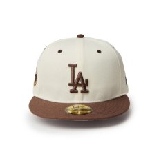 画像5: NEW ERA  59FIFTY MLB Wool Visor ロサンゼルス・ドジャース クローム ブラウンバイザー (5)