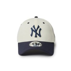 画像3: NEW ERA  9FORTY MLB Wool Visor ニューヨーク・ヤンキース クローム ネイビーバイザー (3)