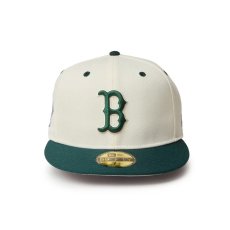 画像9: NEW ERA  59FIFTY MLB Wool Visor ボストン・レッドソックス クローム ダークグリーンバイザー (9)