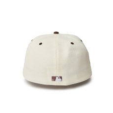 画像4: NEW ERA  59FIFTY MLB Wool Visor ロサンゼルス・ドジャース クローム ブラウンバイザー (4)