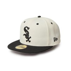 画像3: NEW ERA  59FIFTY MLB Wool Visor シカゴ・ホワイトソックス クローム ブラックバイザー (3)