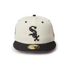 画像4: NEW ERA  59FIFTY MLB Wool Visor シカゴ・ホワイトソックス クローム ブラックバイザー (4)