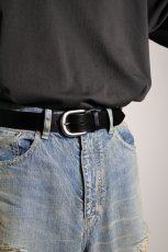 画像5: MINEDENIM  Double Studs Leather Belt (5)