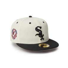 画像1: NEW ERA  59FIFTY MLB Wool Visor シカゴ・ホワイトソックス クローム ブラックバイザー (1)