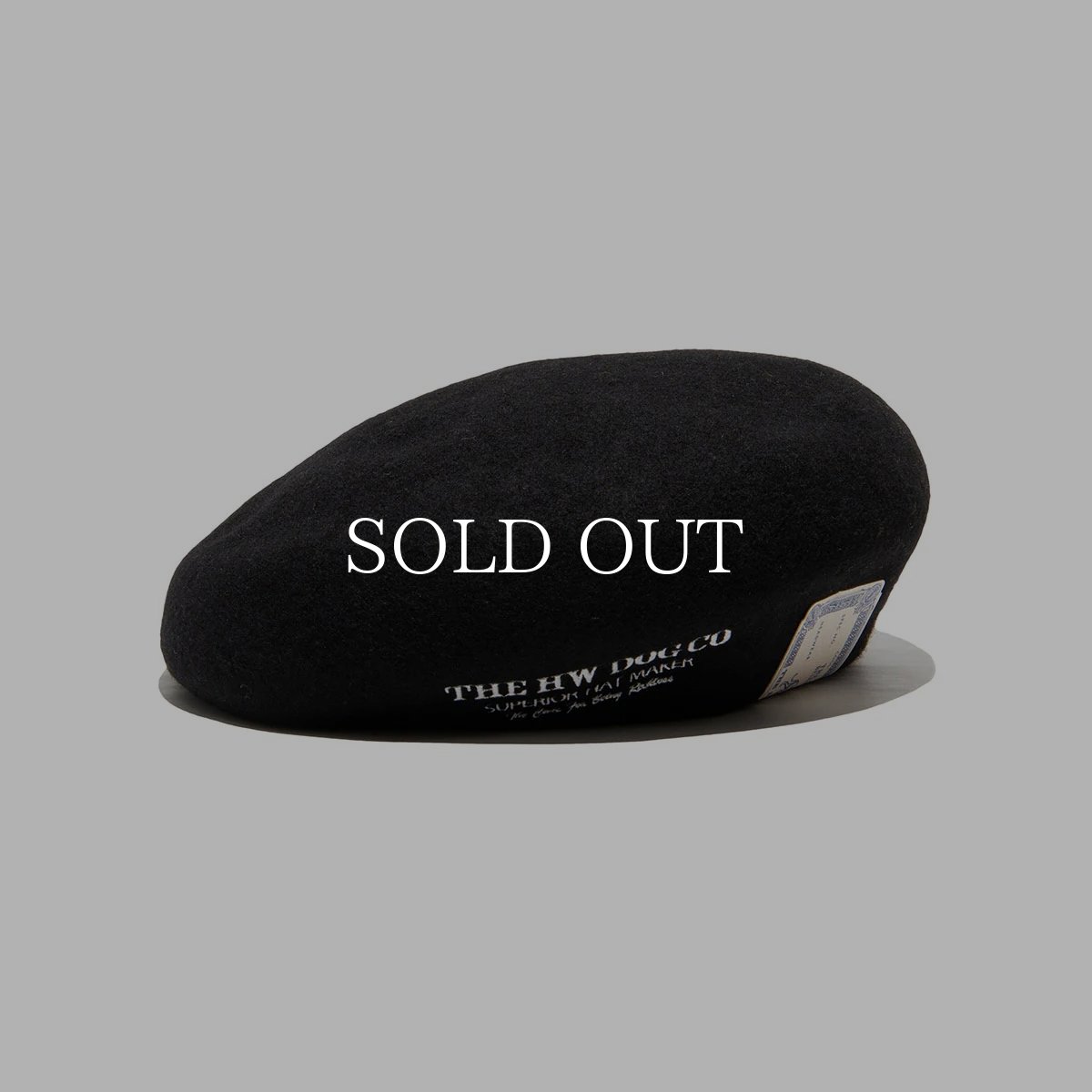 画像1: THE H.W.DOG&CO.  EMBROIDERY BIG BERET (1)