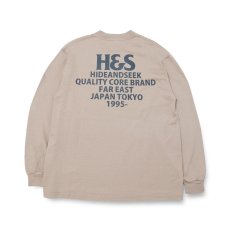 画像7: HideandSeek  H&S Logo L/S Tee (7)