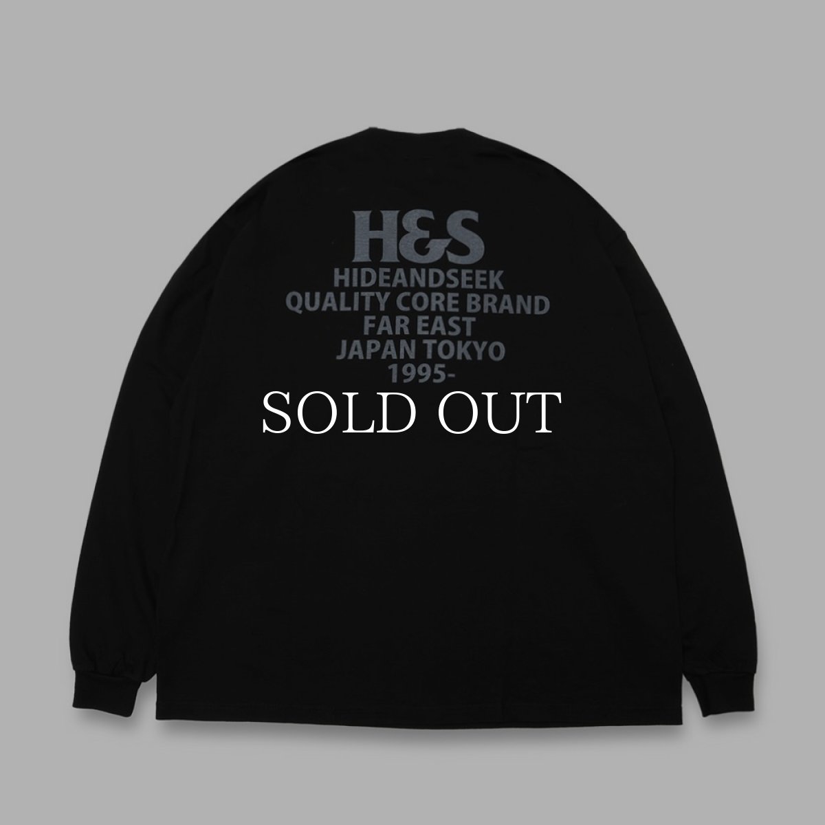 画像1: HideandSeek  H&S Logo L/S Tee (1)