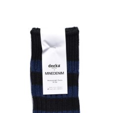 画像17: MINEDENIM  decka × MINEDENIM Border Rib SOX (17)