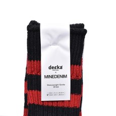 画像12: MINEDENIM  decka × MINEDENIM Border Rib SOX (12)