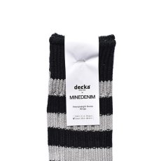 画像7: MINEDENIM  decka × MINEDENIM Border Rib SOX (7)