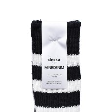 画像2: MINEDENIM  decka × MINEDENIM Border Rib SOX (2)