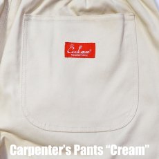 画像9: COOKMAN  カーペンターズパンツ Carpenter's Pants Denim Cream (9)