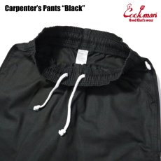 画像12: COOKMAN  カーペンターズパンツ Carpenter's Pants Denim Black (12)