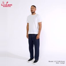 画像13: COOKMAN  シェフパンツ Chef Pants Semiwide Navy (13)