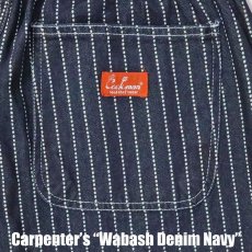 画像8: COOKMAN  カーペンターズパンツ Carpenter's Pants Wabash Denim Navy (8)