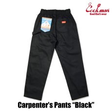 画像7: COOKMAN  カーペンターズパンツ Carpenter's Pants Denim Black (7)