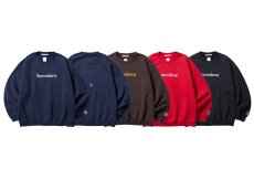 画像1: Liberaiders  EMBROIDERY LOGO CREWNECK (1)