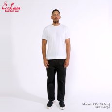 画像12: COOKMAN  シェフパンツ Chef Pants Semiwide Black (12)