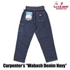 画像12: COOKMAN  カーペンターズパンツ Carpenter's Pants Wabash Denim Navy (12)