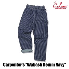 画像4: COOKMAN  カーペンターズパンツ Carpenter's Pants Wabash Denim Navy (4)