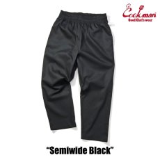 画像10: COOKMAN  シェフパンツ Chef Pants Semiwide Black (10)