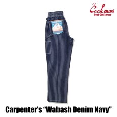 画像2: COOKMAN  カーペンターズパンツ Carpenter's Pants Wabash Denim Navy (2)