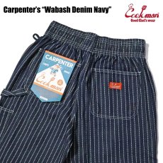 画像9: COOKMAN  カーペンターズパンツ Carpenter's Pants Wabash Denim Navy (9)