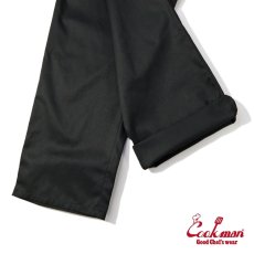 画像8: COOKMAN  シェフパンツ Chef Pants Semiwide Black (8)