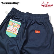 画像6: COOKMAN  シェフパンツ Chef Pants Semiwide Navy (6)