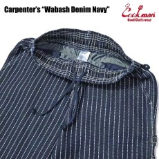 画像10: COOKMAN  カーペンターズパンツ Carpenter's Pants Wabash Denim Navy (10)