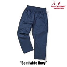 画像10: COOKMAN  シェフパンツ Chef Pants Semiwide Navy (10)