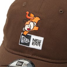 画像6: NEW ERA  9TWENTY たべっ子どうぶつ さる ボックスロゴ ウォルナット (6)