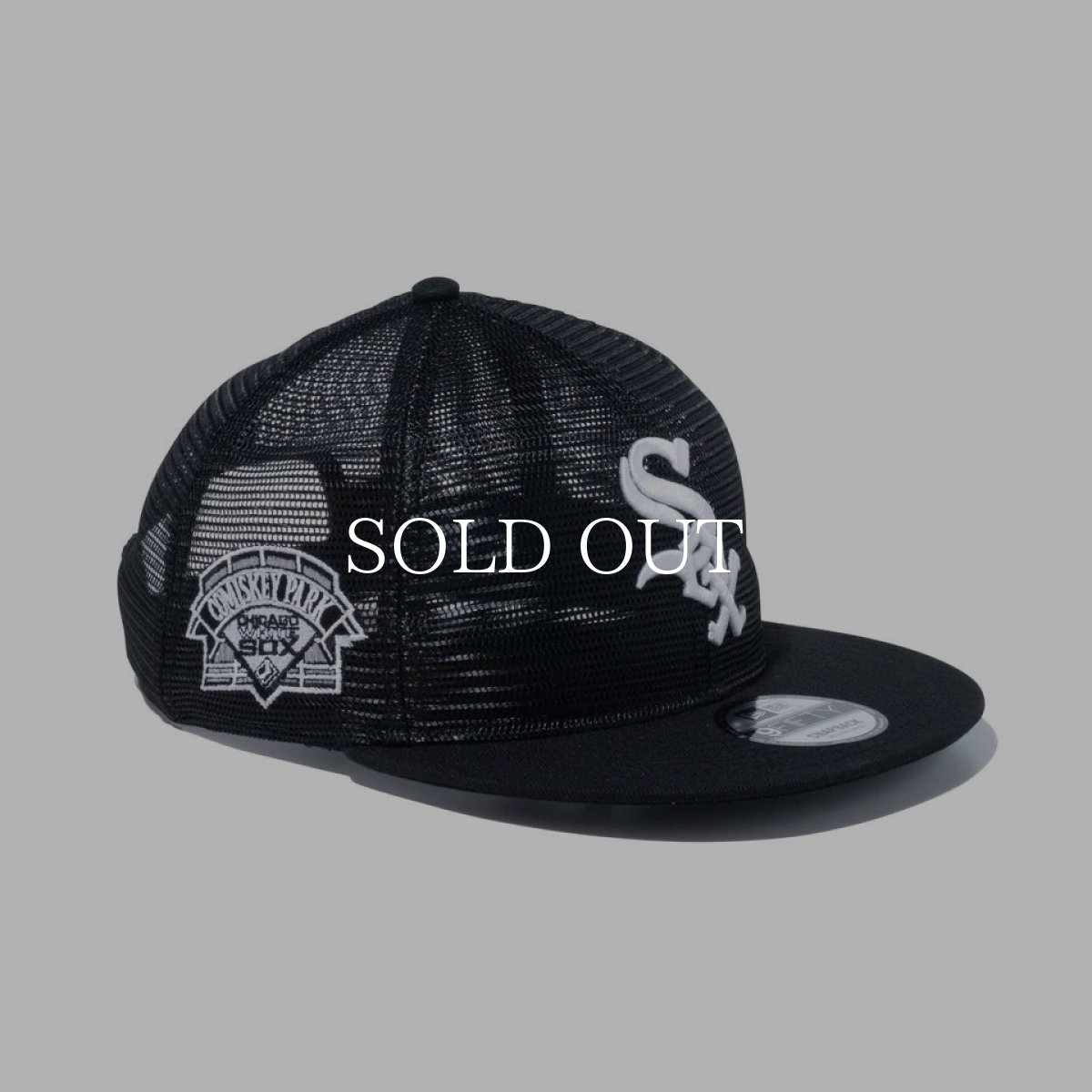 画像1: NEW ERA  9FIFTY All Mesh シカゴ・ホワイトソックス ブラック (1)