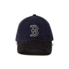 画像3: NEW ERA  9TWENTY MLB Corduroy コーデュロイ ボストン・レッドソックス ネイビー ブラックバイザー (3)