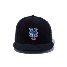 画像2: NEW ERA  59FIFTY MLB Corduroy コーデュロイ ニューヨーク・メッツ ブラック (2)