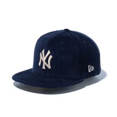 画像1: NEW ERA  59FIFTY MLB Corduroy コーデュロイ ニューヨーク・ヤンキース ネイビー (1)