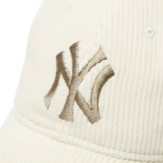 画像7: NEW ERA  9TWENTY MLB Corduroy コーデュロイ ニューヨーク・ヤンキース アイボリー (7)